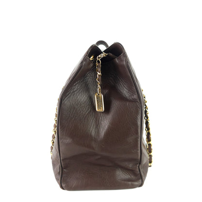 Chanel Vintage Supermodel Weekender Large Calfskin Leather Bag