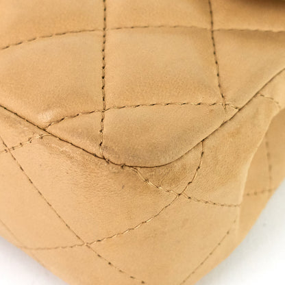 Chanel East West Quilted Lambskin Flap Bag