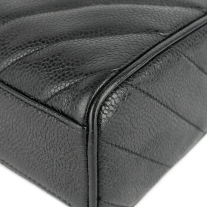 Chanel Quilted Caviar Leather CC Camera Bag