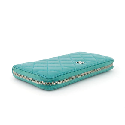 Chanel Classic Zip Around Large Lambskin Wallet