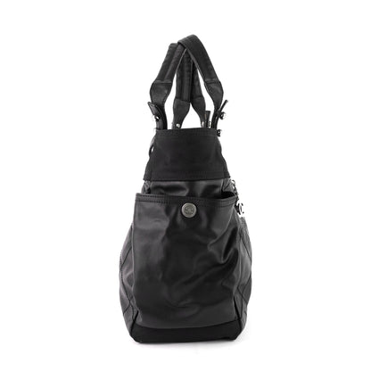 Chanel Paris Biarritz Coated Canvas CC Tote Bag