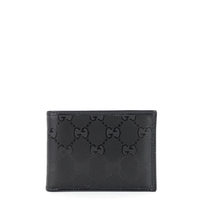 Gucci Bifold GG Coated Canvas Compact Wallet