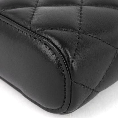 Chanel Classic Vanity with Chain Matelassé Lambskin Crossbody Bag