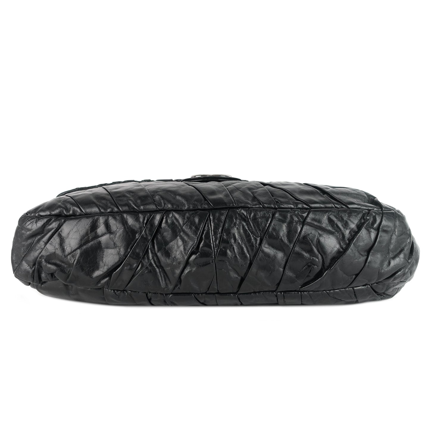 Chanel Twisted Flap Maxi Glazed Calfskin Leather Bag