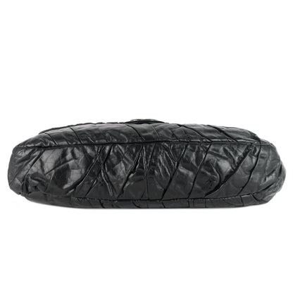 Chanel Twisted Flap Maxi Glazed Calfskin Leather Bag