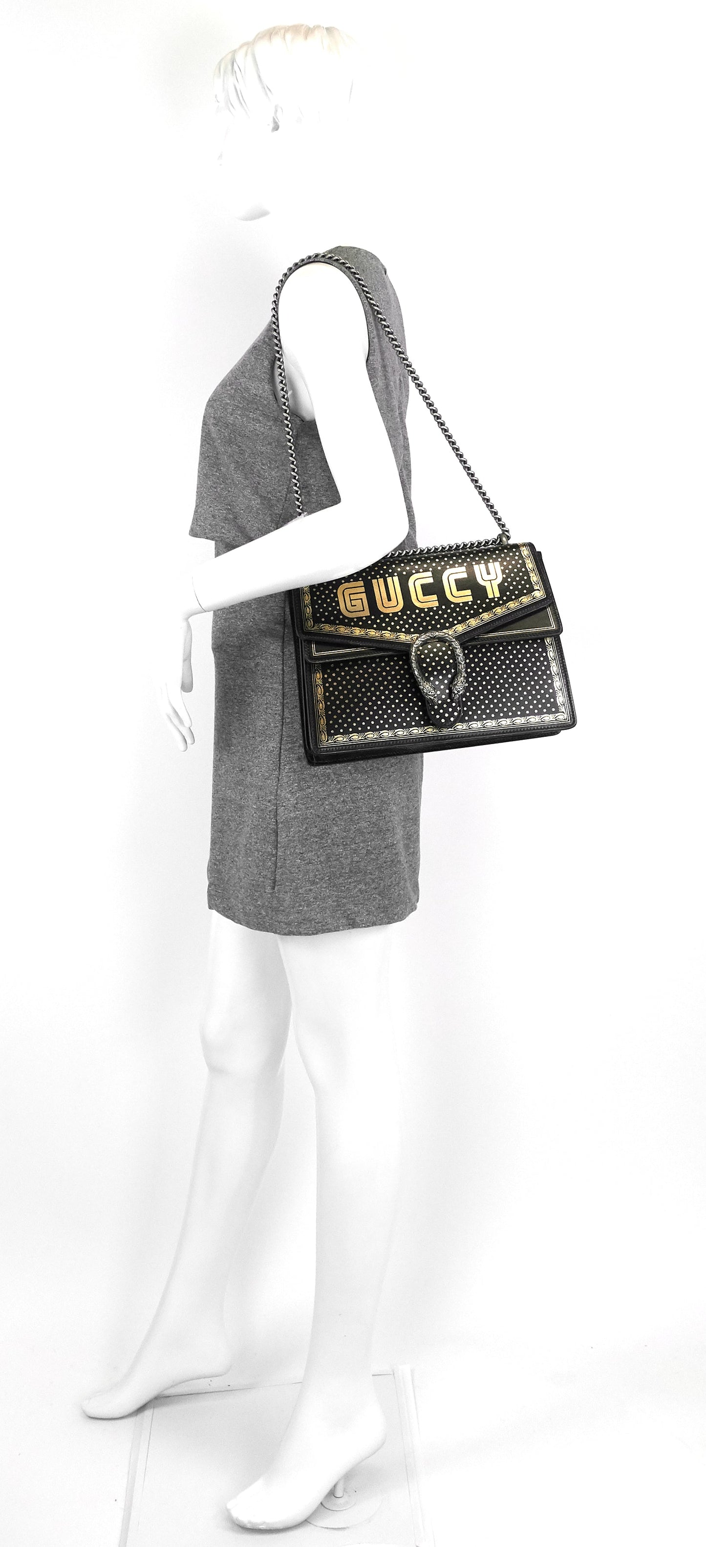 Gucci Dionysus Star Print Medium Leather Bag