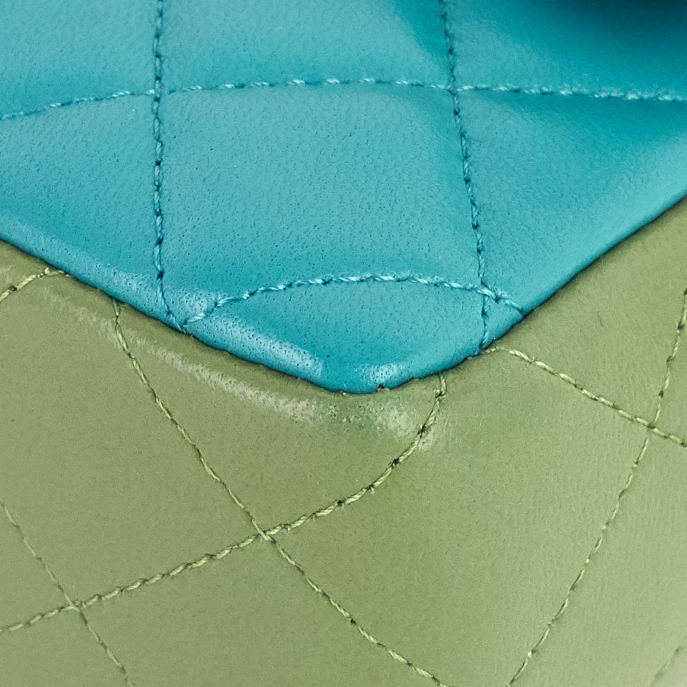 Chanel Classic Tricolour Lambskin Mini Flap Bag