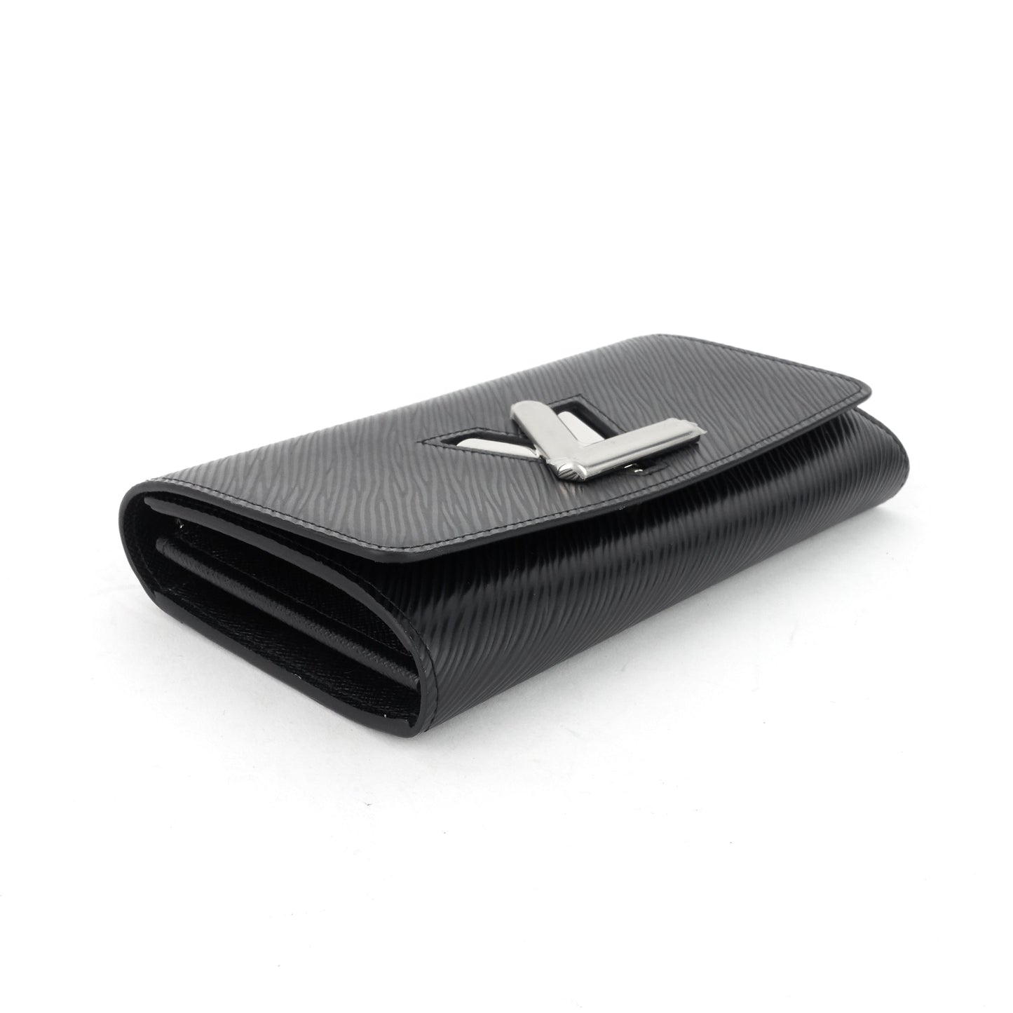 Louis Vuitto Twist Long Black Epi Leather Wallet