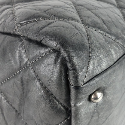 Chanel Pondichery Aged Calfskin Leather Tote Bag