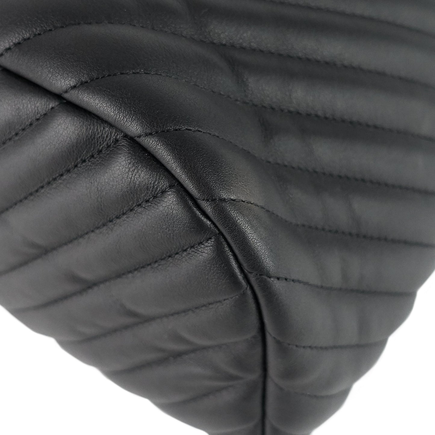 Chanel Urban Spirit Large Chevron Calfskin Backpack Bag