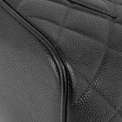 Chanel Medallion Caviar Leather Tote Bag