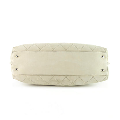 Chanel French Riviera Quilted Suede Hobo Bag