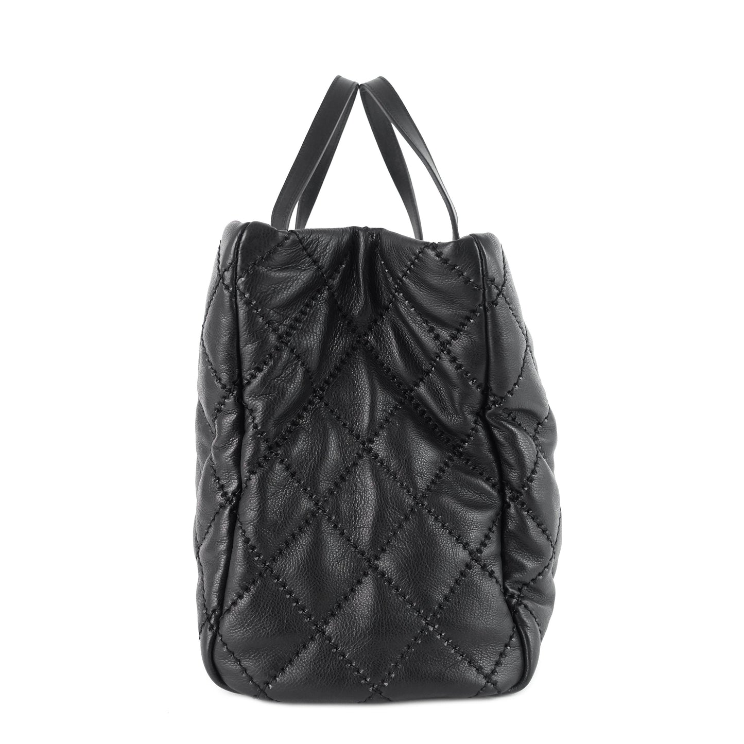 Chanel Retro Chain Large Calfskin Leather Shopping Tote Bag