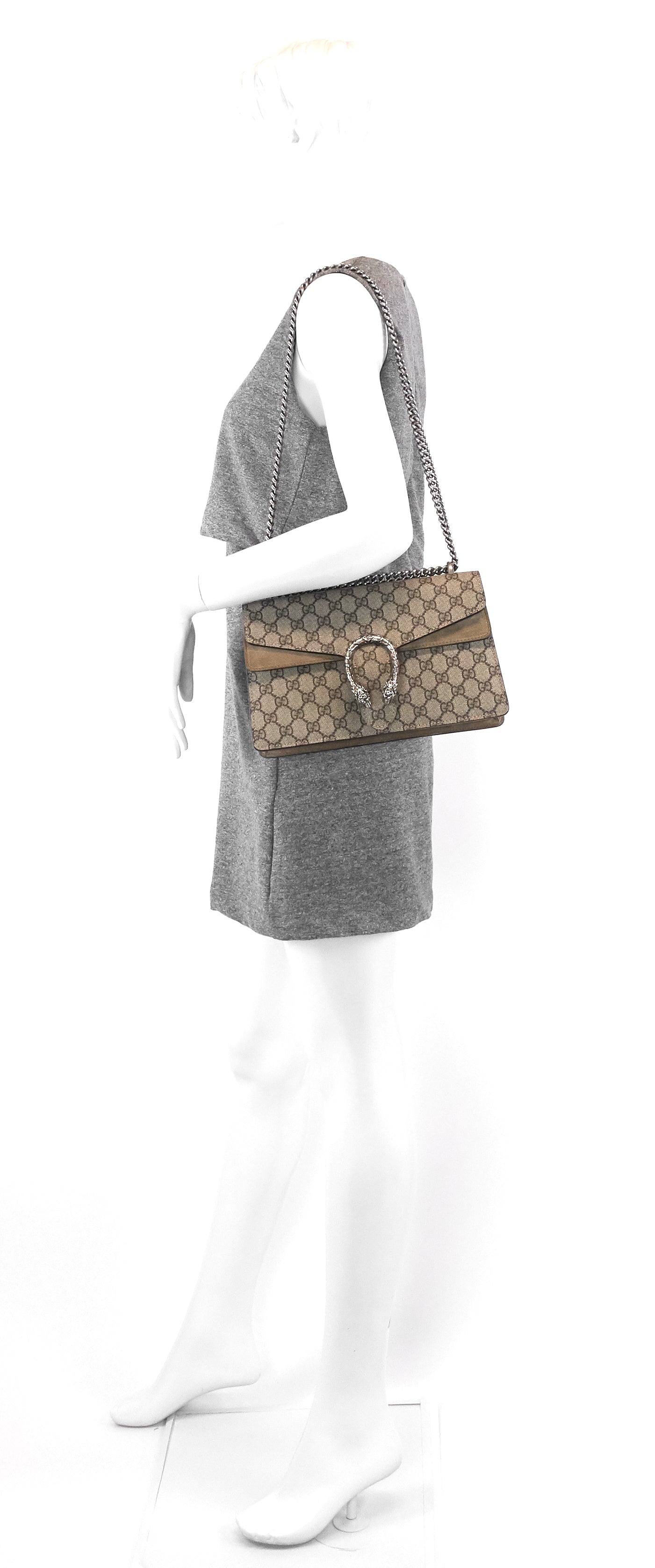 Gucci Dionysus GG Supreme Small Canvas Bag