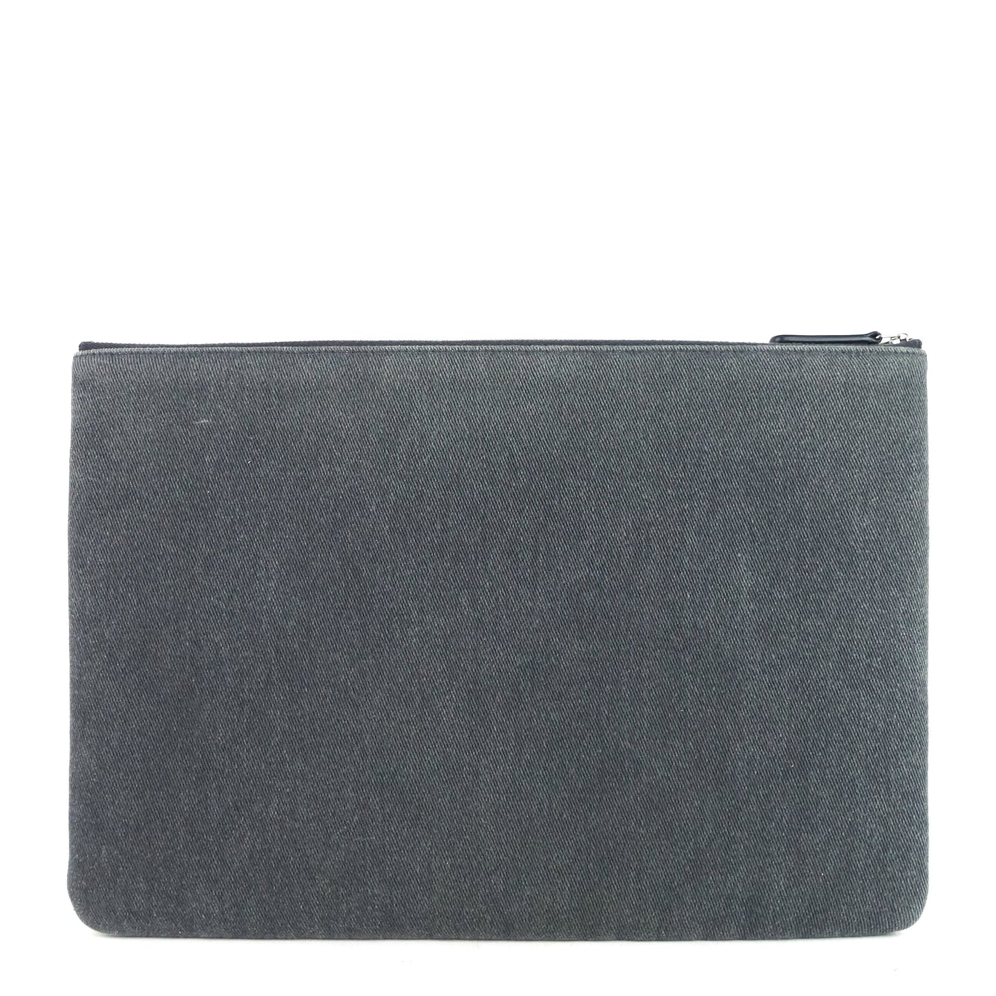Chanel Deauville Denim O Case Sequin Clutch Bag