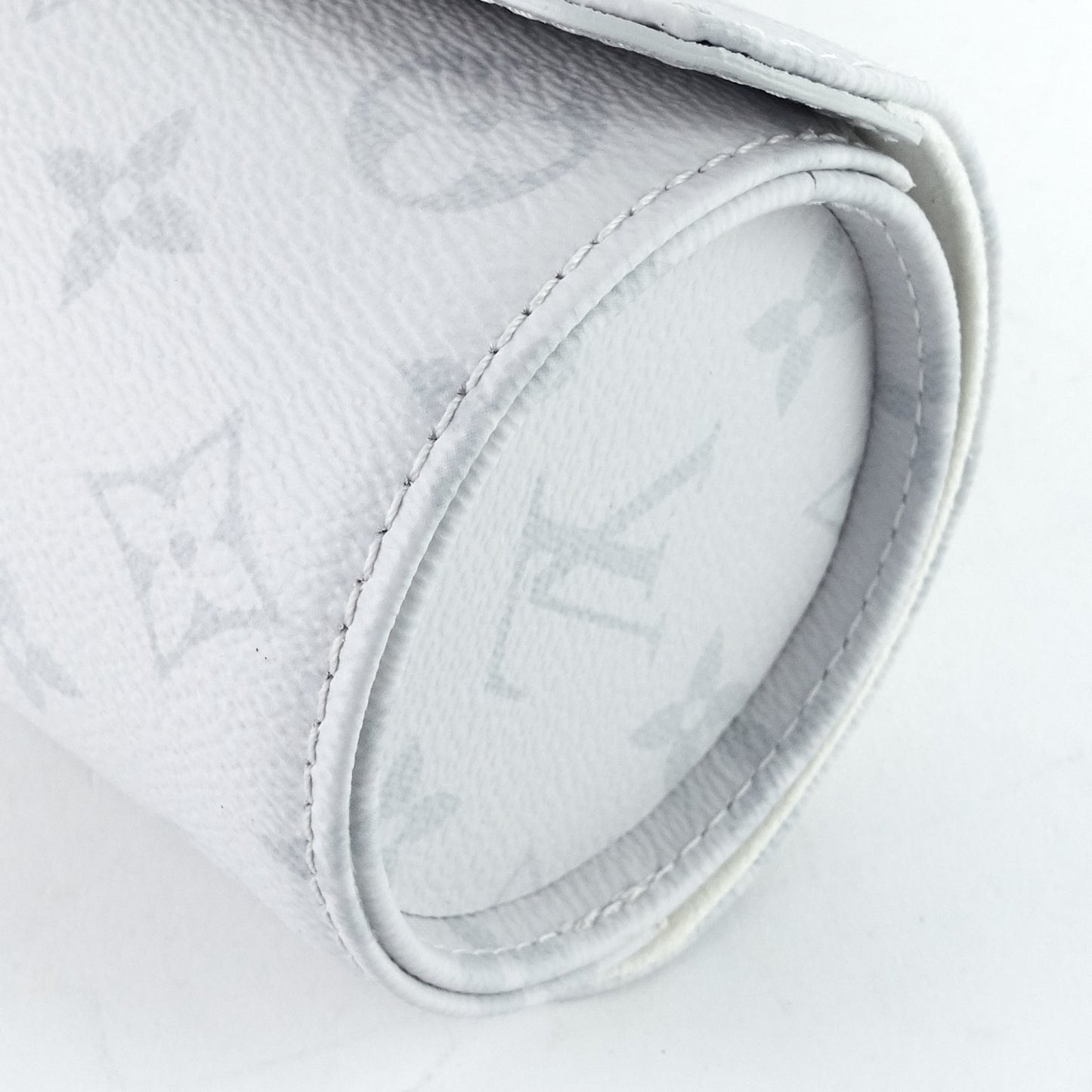 Louis Vuitto 3 Watch Case Monogram Antarctica Canvas Bag