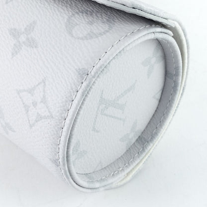Louis Vuitto 3 Watch Case Monogram Antarctica Canvas Bag