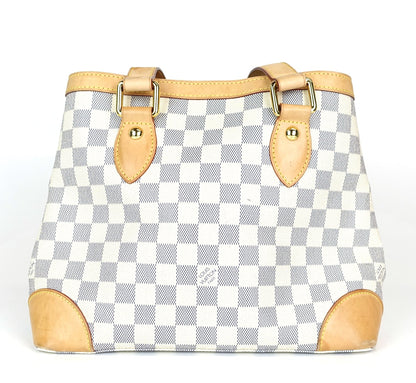 Louis Vuitto Hampstead PM Damier Azur Canvas Bag