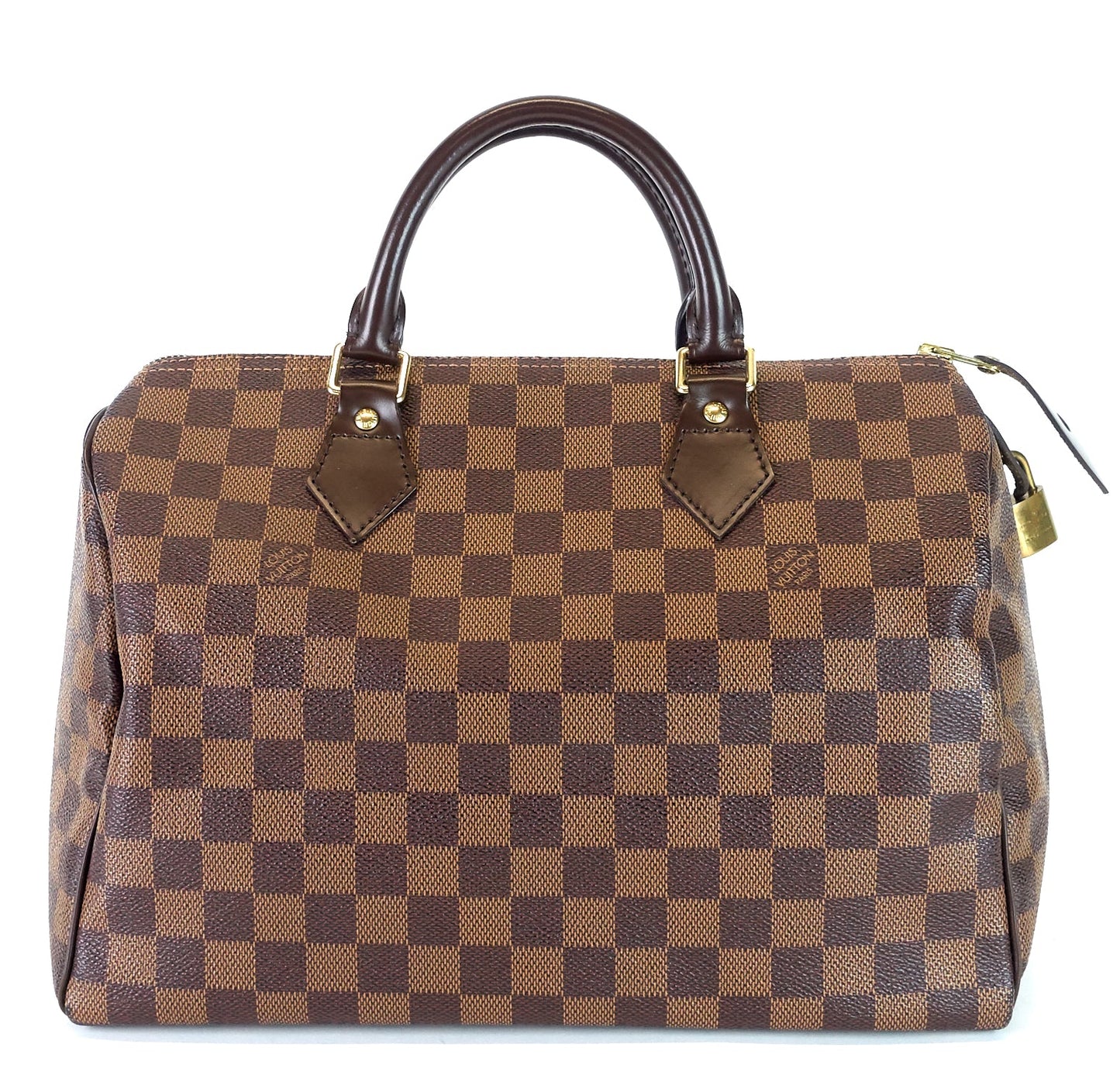 Louis Vuitto Speedy 30 Damier Ebene Canvas Bag