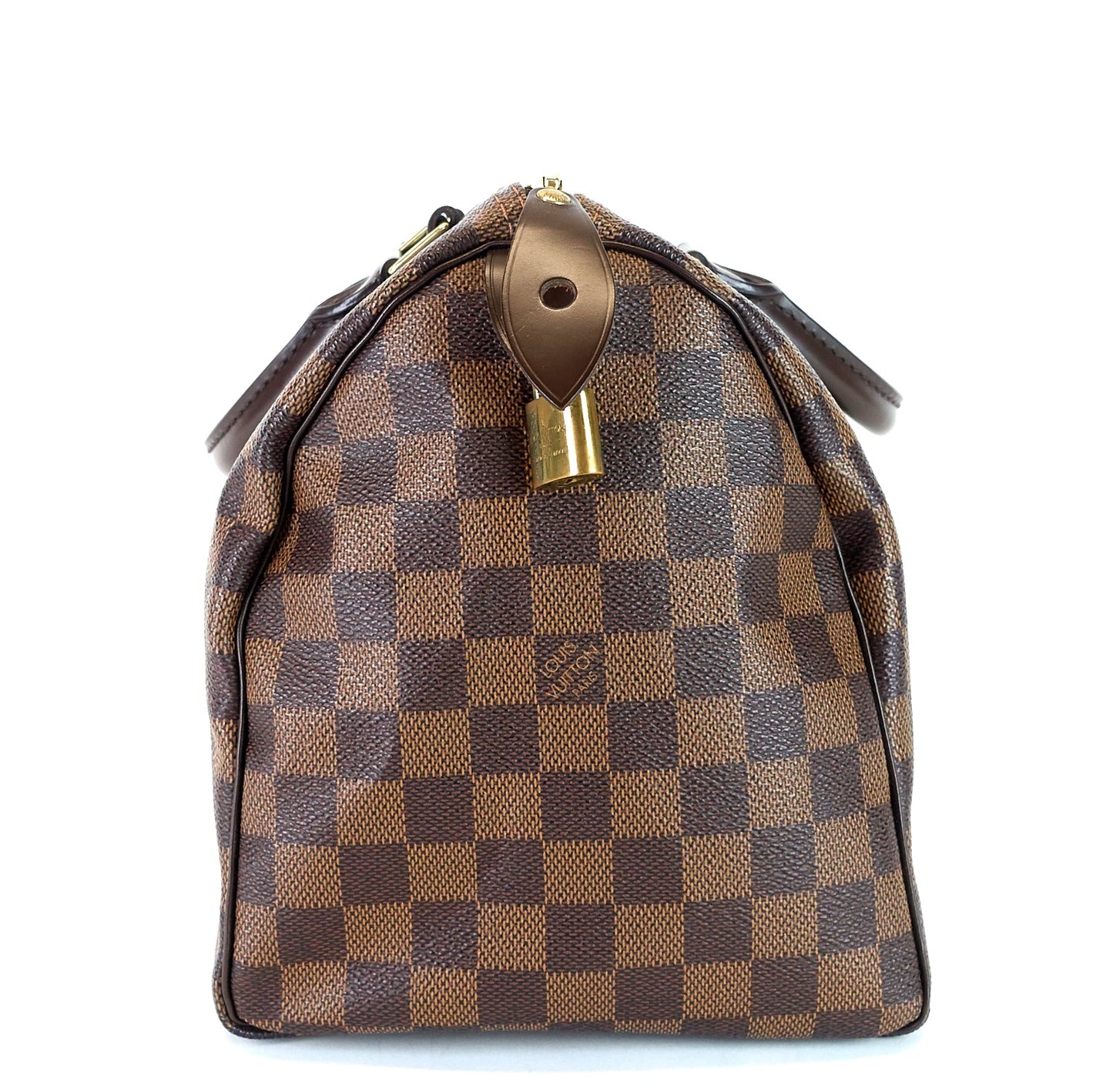 Louis Vuitto Speedy 30 Damier Ebene Canvas Bag
