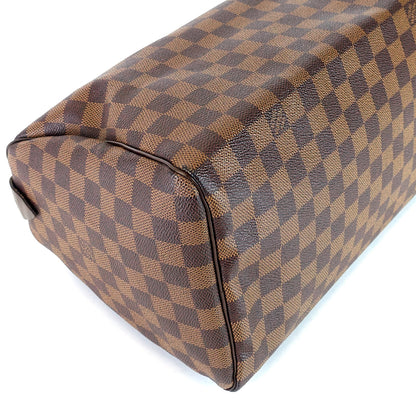Louis Vuitto Speedy 30 Damier Ebene Canvas Bag