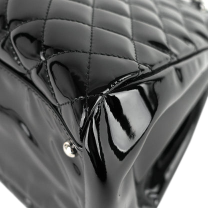 Chanel Just Mademoiselle Large Patent Leather Bag