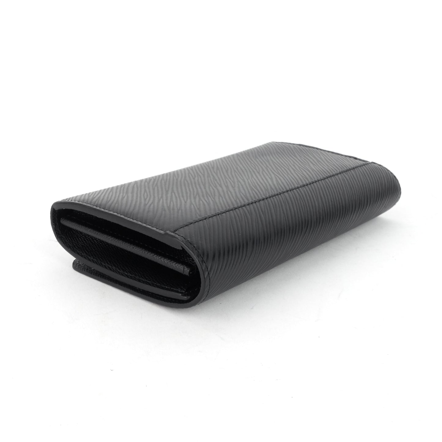Louis Vuitto Twist Long Black Epi Leather Wallet