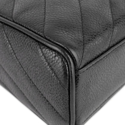 Chanel Quilted Caviar Leather CC Camera Bag