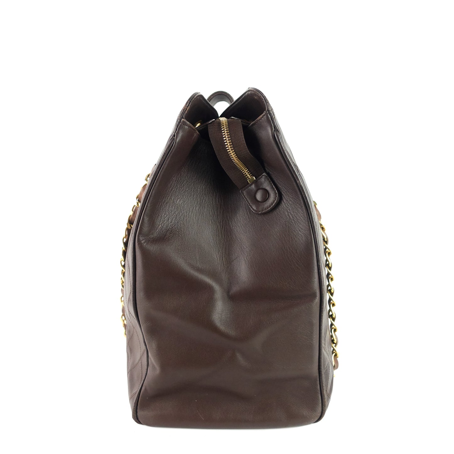 Chanel Vintage Supermodel Weekender Large Calfskin Leather Bag