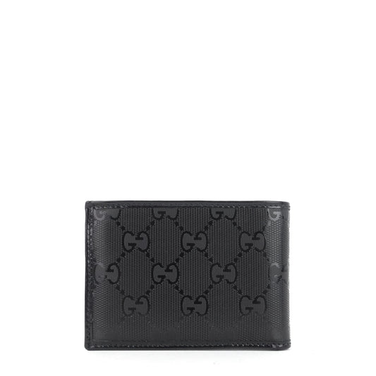 Gucci Bifold GG Coated Canvas Compact Wallet