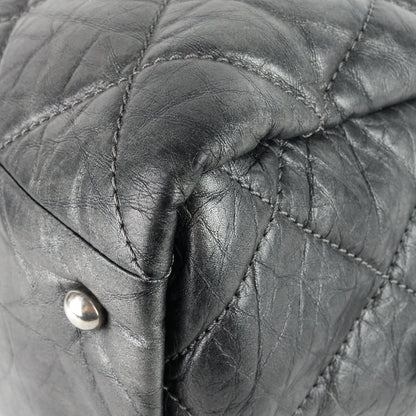 Chanel Pondichery Aged Calfskin Leather Tote Bag