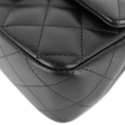Chanel Classic Mini Lambskin Leather Single Flap Bag