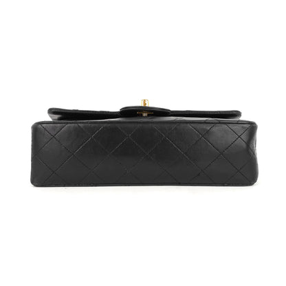 Chanel Double Flap Quilted Lambskin Leather Bag