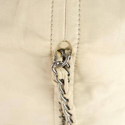 Chanel Modern Chain Zip Leather Tote Bag