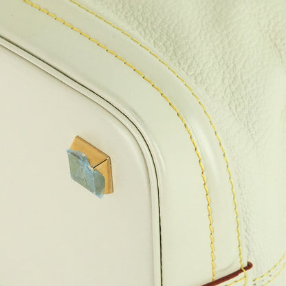 Louis Vuitto Suhali Lockit MM Goatskin Leather Handbag