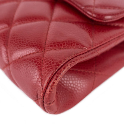 Chanel Quilted Caviar New Clutch with Chain Bag