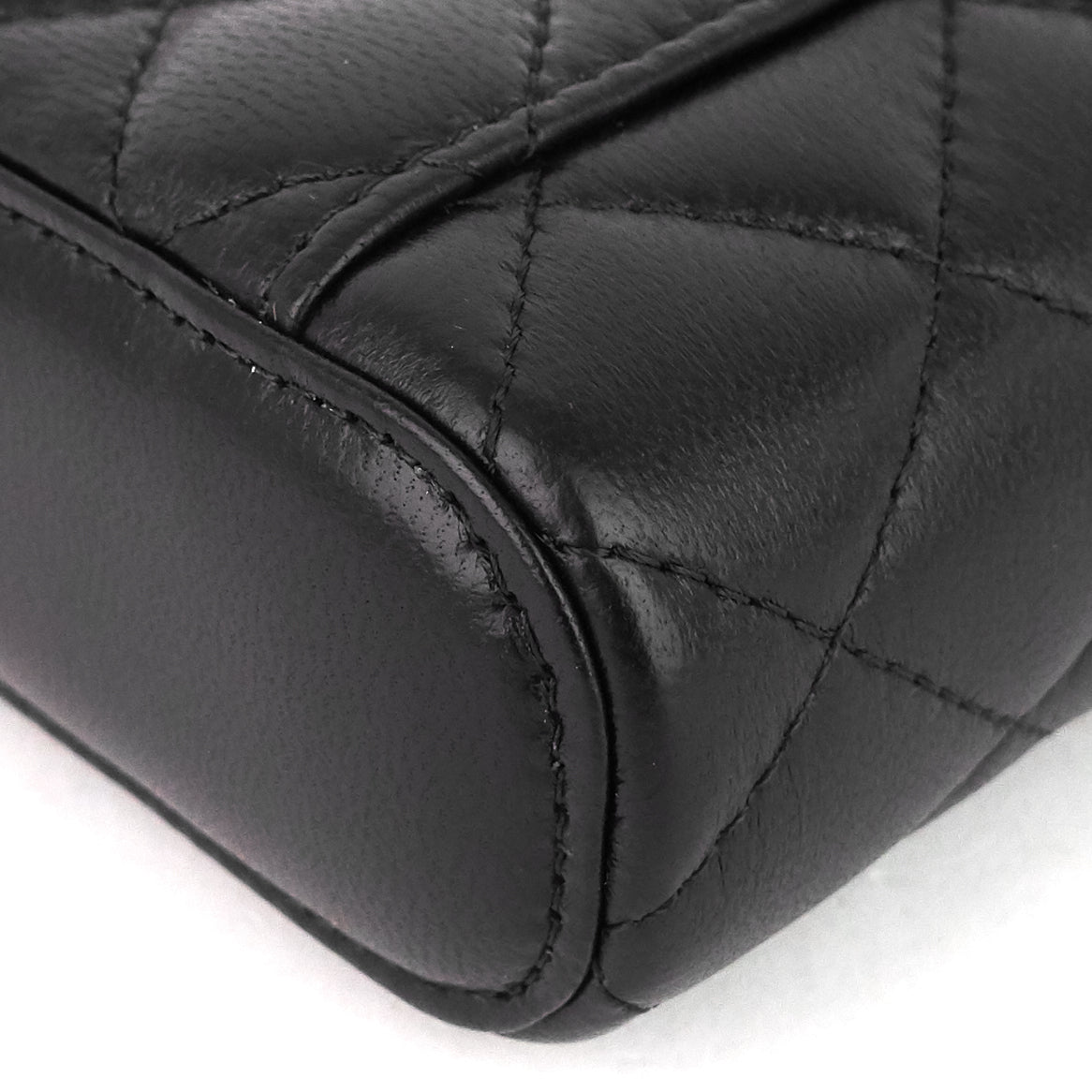 Chanel Classic Vanity with Chain Matelassé Lambskin Crossbody Bag