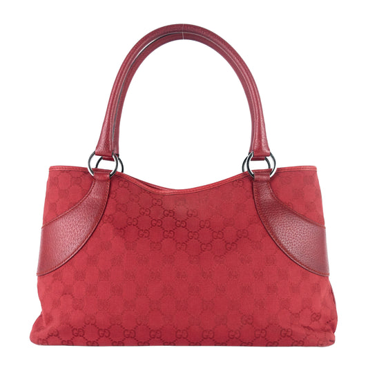 Gucci Open Monogram Canvas Tote Bag