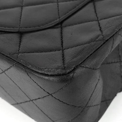 Chanel Double Flap Quilted Lambskin Leather Bag
