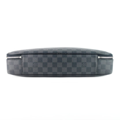 Louis Vuitto Steeve Damier Graphite Canvas Briefcase Bag