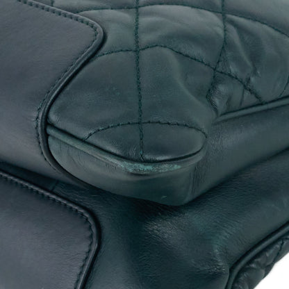 Chanel Glazed Calfskin Leather Shopping Tote Bag