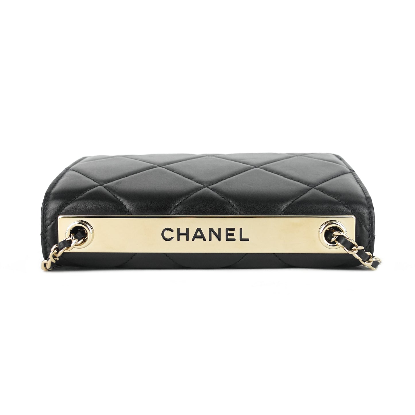 Chanel Trendy Large Lambskin Leather Wallet on Chain Bag
