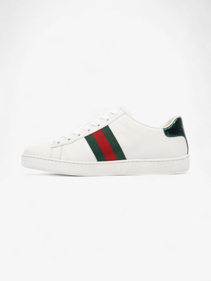 Gucci Ace Low Pin Sneakers White  / Green / Red Leather EU 36.5 UK 3.5