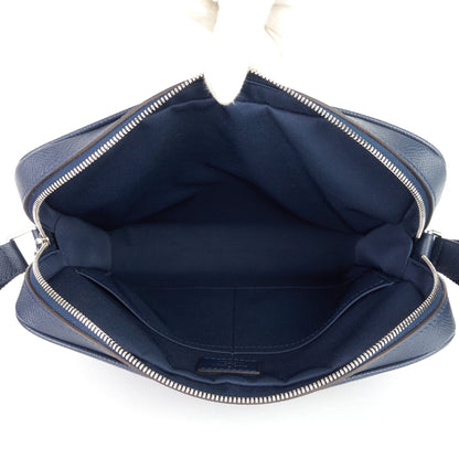 Louis Vuitto Alex PM Taiga Leather Messenger Bag