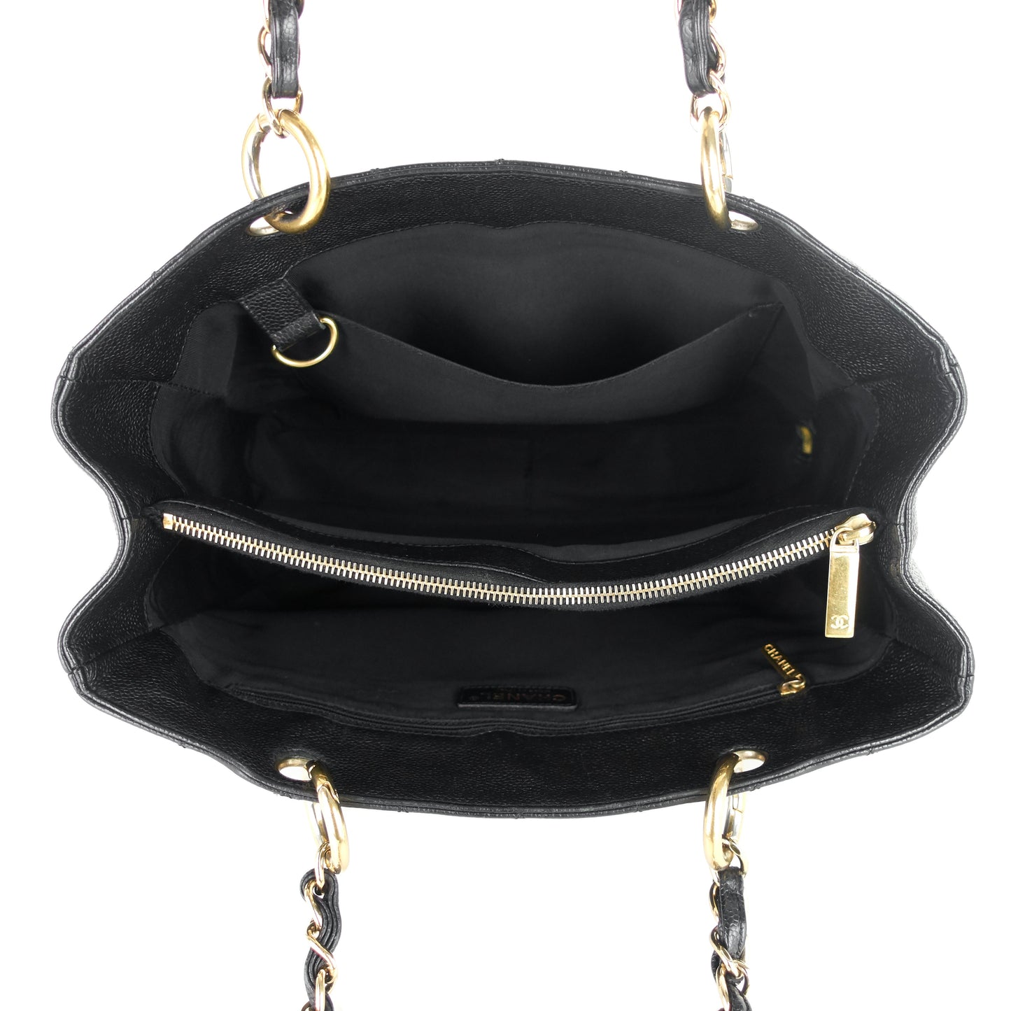 Chanel Grand Shopping Tote GST Caviar Leather Bag