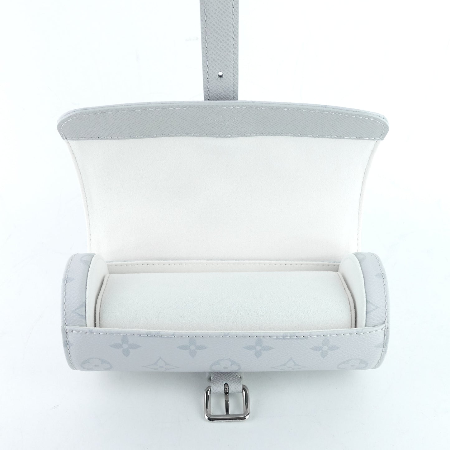 Louis Vuitto 3 Watch Case Monogram Antarctica Canvas Bag