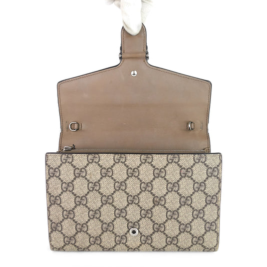 Gucci Dionysus GG Coated Canvas Chain Wallet Bag