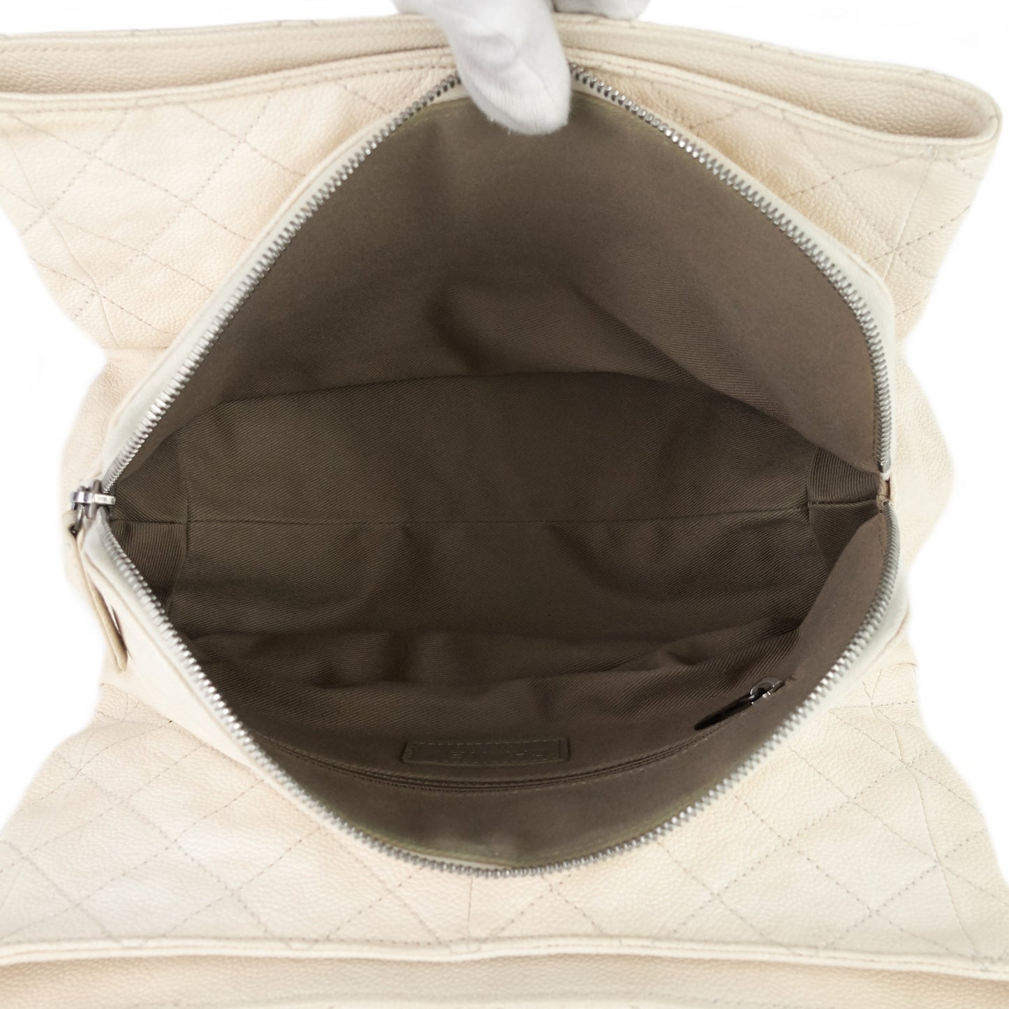Chanel Chic Small Matelassé Caviar Leather Tote Bag