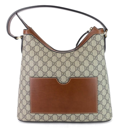 Gucci Linea A GG Supreme Canvas Hobo Bag