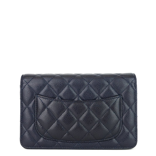 Chanel Wallet on Chain Caviar Leather Bag
